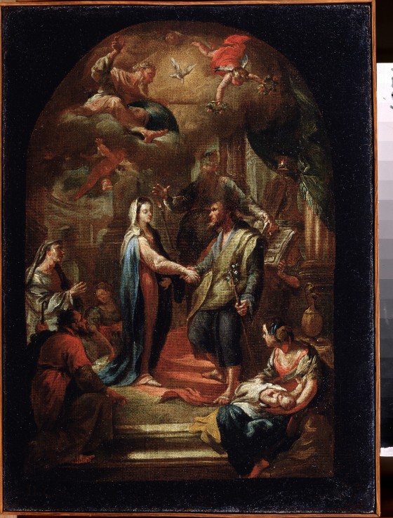 The Marriage of Mary and Joseph od Domenico Corvi