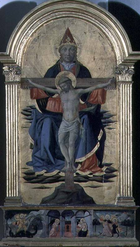 Holy Trinity od Domenico  di Michelino