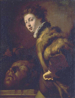 David mit dem Haupt des Goliath. od Domenico Fetti