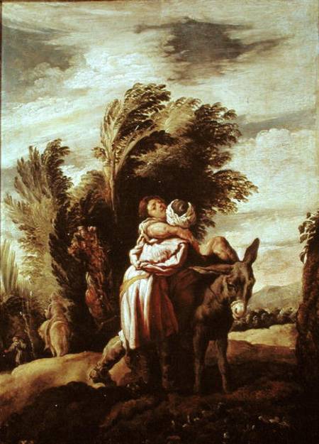 The Parable of the Good Samaritan od Domenico Fetti
