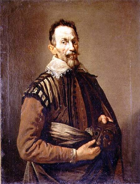 Portrait of Claudio Monteverdi (1567-1643) od Domenico Fetti