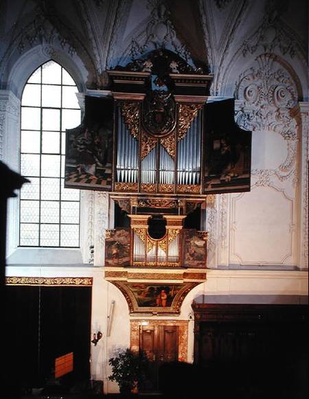 View of the Renaissance organ od Domenico Pozzo