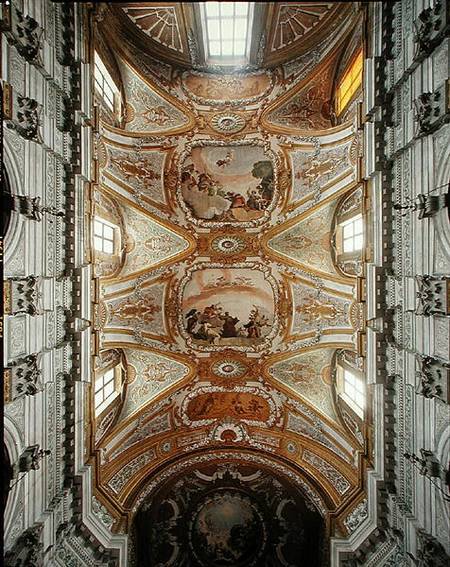 The vault of the nave and part of the cupola (photo) od Domenico Rossi