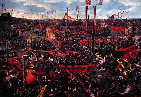 The Battle of Salvore od Domenico Tintoretto