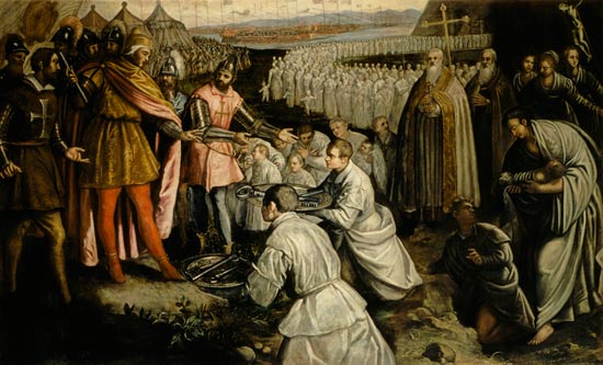 The Surrender of Zara od Domenico Tintoretto