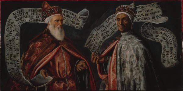 D.Tintoretto / L.Celsi and M.Corner od Domenico Tintoretto