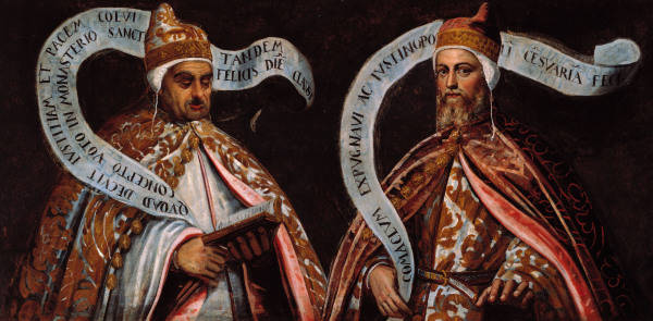 D.Tintoretto / Orso II and Pietro II od Domenico Tintoretto