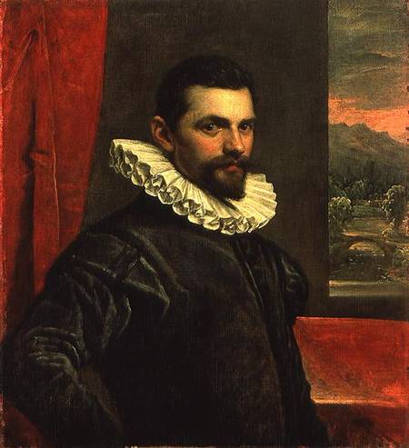 Portrait of Francesco Bassano (1549-92) od Domenico Tintoretto