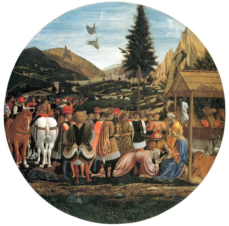 The Adoration of the Magi (Medici Tondo) od Domenico Veneziano
