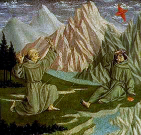 The St. Franziskus receives the stigmata od Domenico Veneziano