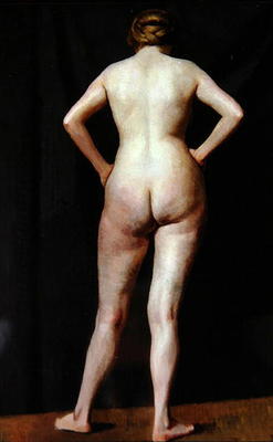Female Figure Standing, 1913 (oil on canvas) od Dora Carrington