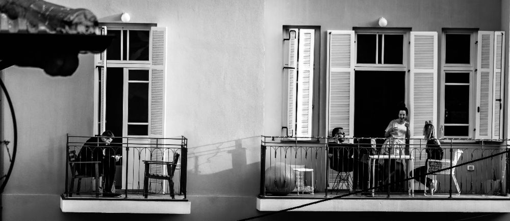 afternoon on the Balcony od Dov Amar