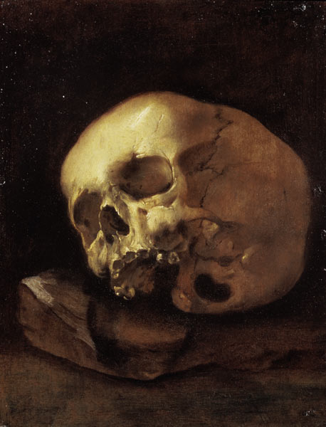 A skull od Dutch School
