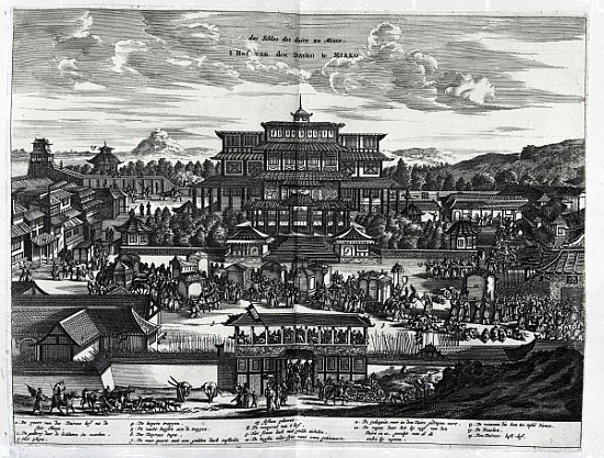 Procession from Macau, an illustration from ''Atlas Chinensis'' by Arnoldus Montanus od Dutch School