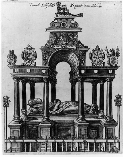 The Tomb of Elizabeth I od Dutch School