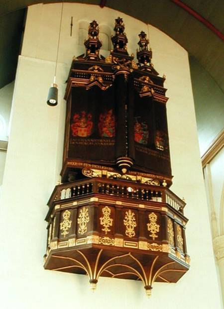 View of the organ od Dutch School