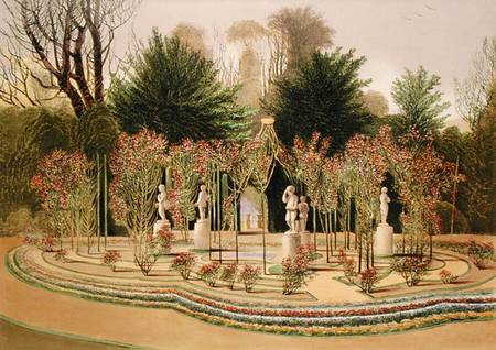The Rose Garden at Nuneham Courtney, Near Oxford od E. Adveno Brooke