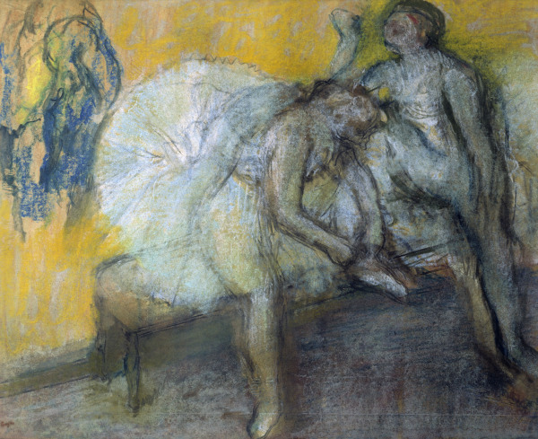 Two Dancers Relaxing od Edgar Degas