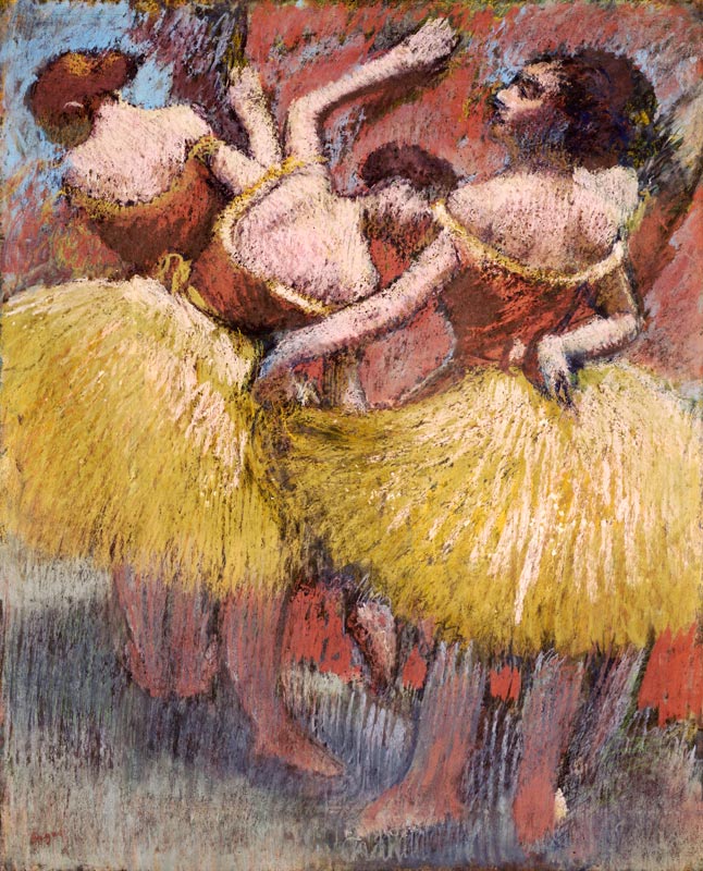 Drei Tänzerinnen od Edgar Degas