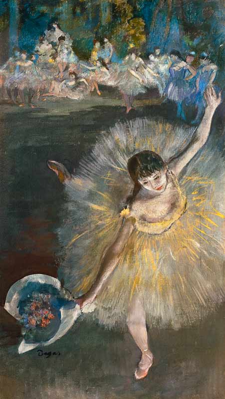 End of an Arabesque od Edgar Degas
