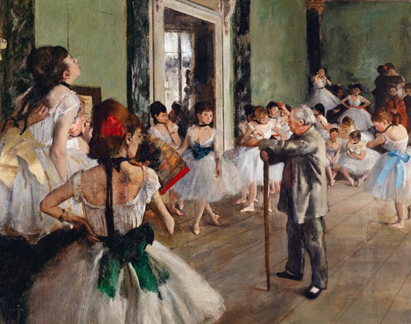E.Degas, La classe de danse /1873-76/Det od Edgar Degas