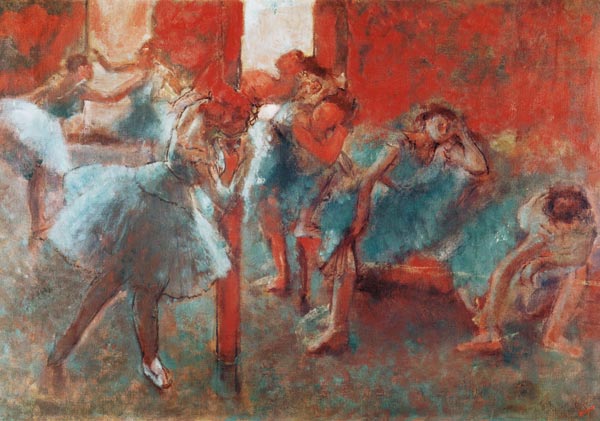 Dancers at Rehearsal od Edgar Degas