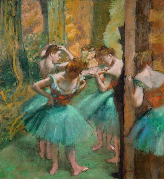 Danseuses en rose od Edgar Degas