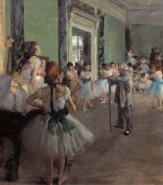 The dance class od Edgar Degas