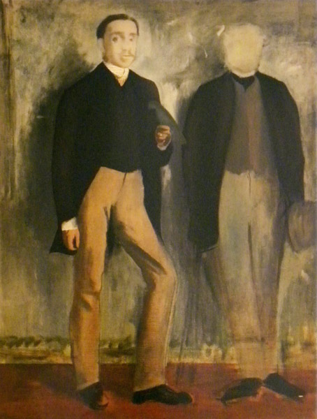 Deux hommes en pied od Edgar Degas
