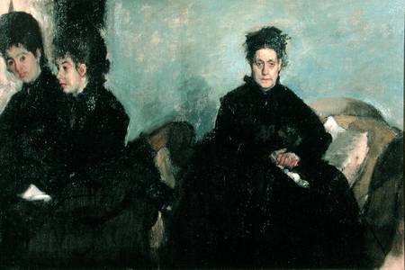 The Duchess de Montejasi and her daughters Elena and Camilla od Edgar Degas