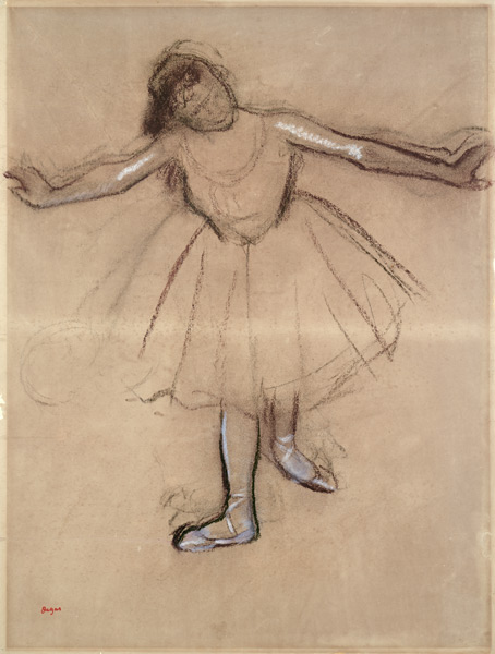 Front-view of Dancer od Edgar Degas