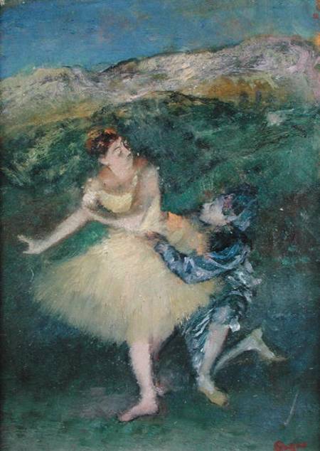 Harlequin and Colombine od Edgar Degas