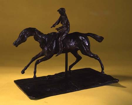 Jockey on a Horse od Edgar Degas