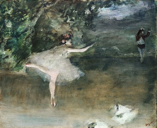 Les Pointes, c.1877-78 od Edgar Degas