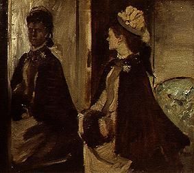 Madam Jeantaud in front of the mirror od Edgar Degas