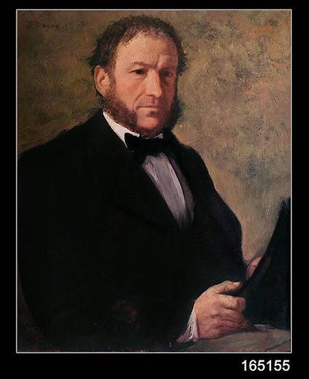 Portrait of Monsieur Ruelle od Edgar Degas