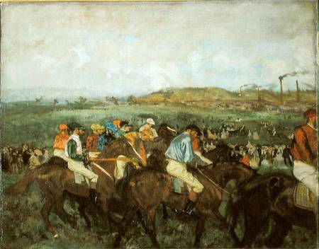 Race Meeting. Before the Departure od Edgar Degas