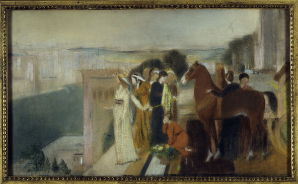 Semiramis builds Babylon , Degas od Edgar Degas