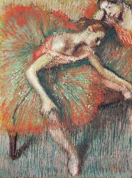 Sedentary dancer od Edgar Degas