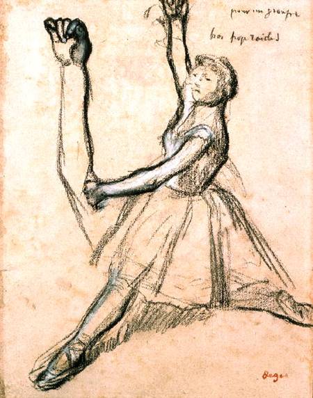 Study of a Dancer od Edgar Degas