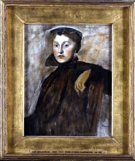 Study for a Portrait of a Lady od Edgar Degas