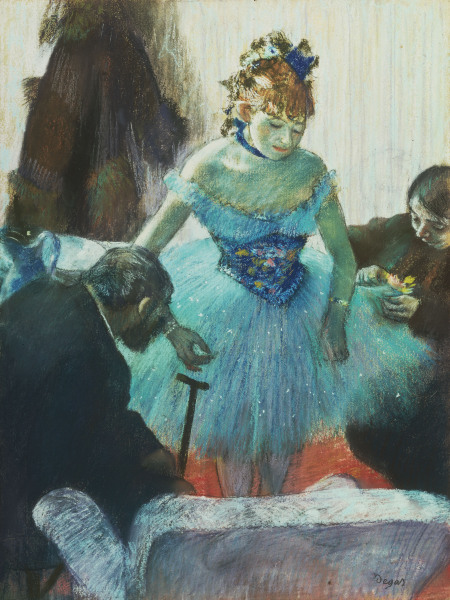 Dancer in Dressing Room od Edgar Degas