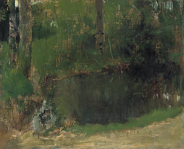 The Pond in the Forest od Edgar Degas
