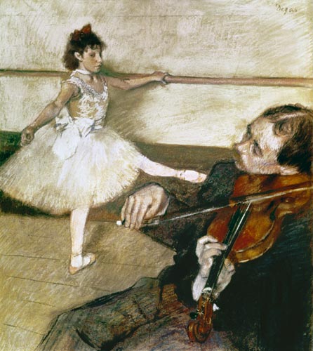 The Dance Lesson od Edgar Degas