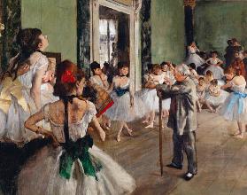 E.Degas, La classe de danse /1873-76/Det