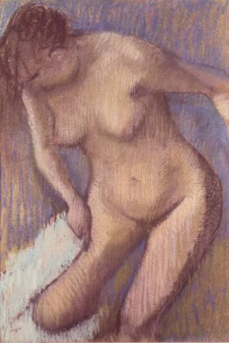 Woman Drying Herself od Edgar Degas