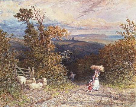 Country Lane od Edgar John Varley