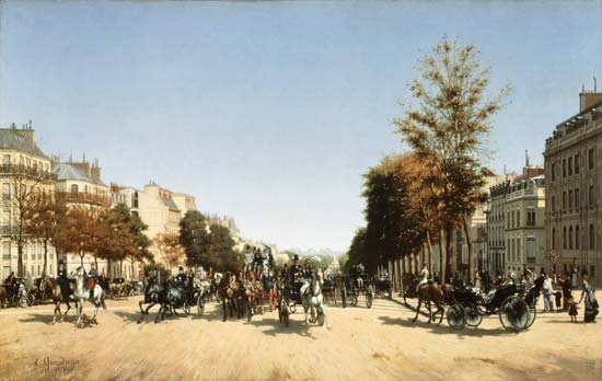 Etoile into the busy Champs Elysées look for it ' of the Place. od Edmond Georges Grandjean