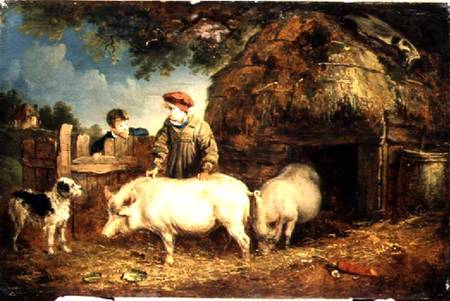 Feeding the Pigs od Edmund Bristow