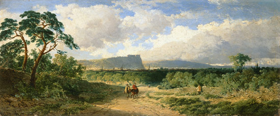 A View of Nottingham od Edmund John Niemann